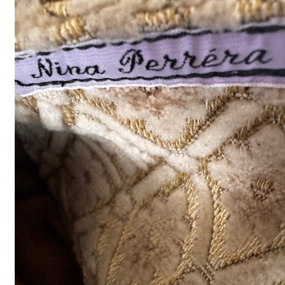Nina Perrera Vintage Bag Baroque Victorian Upholstery Look Romantic - Picture 13 of 16